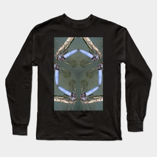 Kaleidoscopic image of dragonfly Long Sleeve T-Shirt